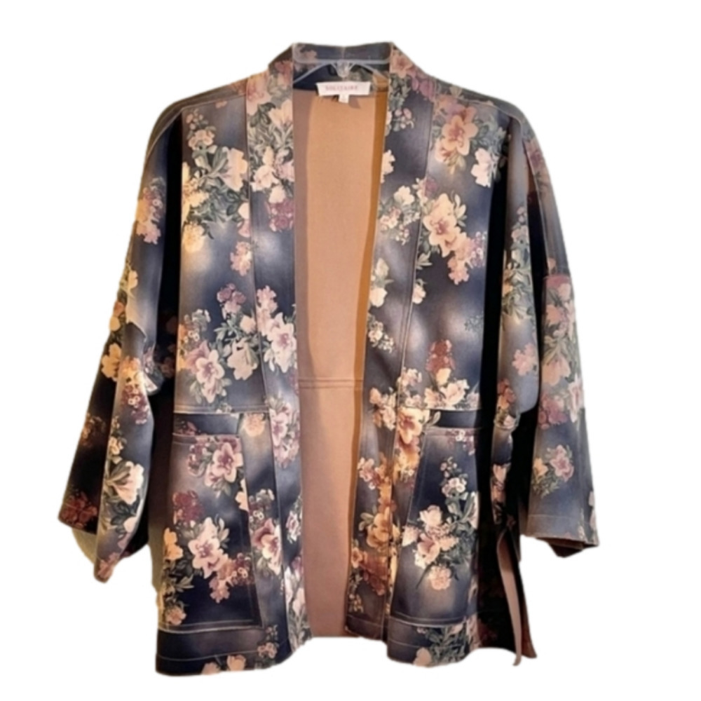 SOLITAIRE by Anthropologie beautiful jacket. Warm rich color Size Large